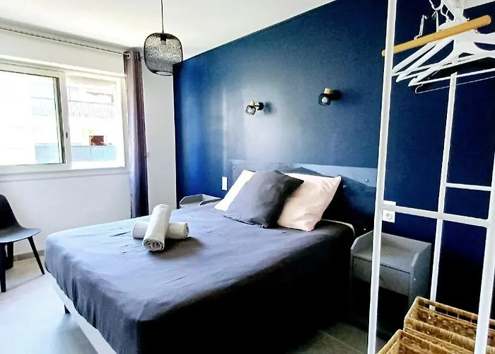 Apartament Spacieux T3 Sete, Parking, 10 Min A Pied Gare Et Centre Ville, Wifi, Clim