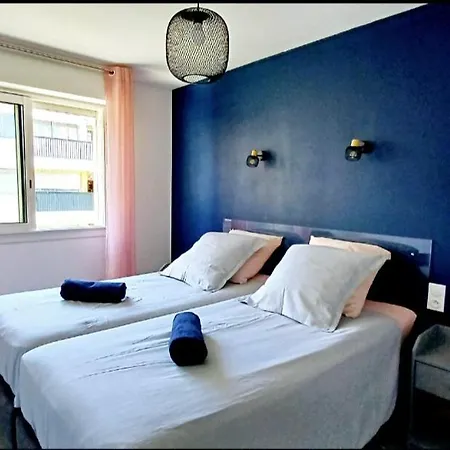 아파트 Spacieux T3 Sete, Parking, 10 Min A Pied Gare Et Centre Ville, Wifi, Clim *