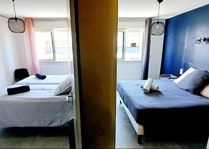 Appartement Spacieux T3 Sete, Parking, 10 Min A Pied Gare Et Centre Ville, Wifi, Clim Sète